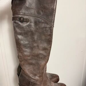 Frye Dark Brown Leather Boots